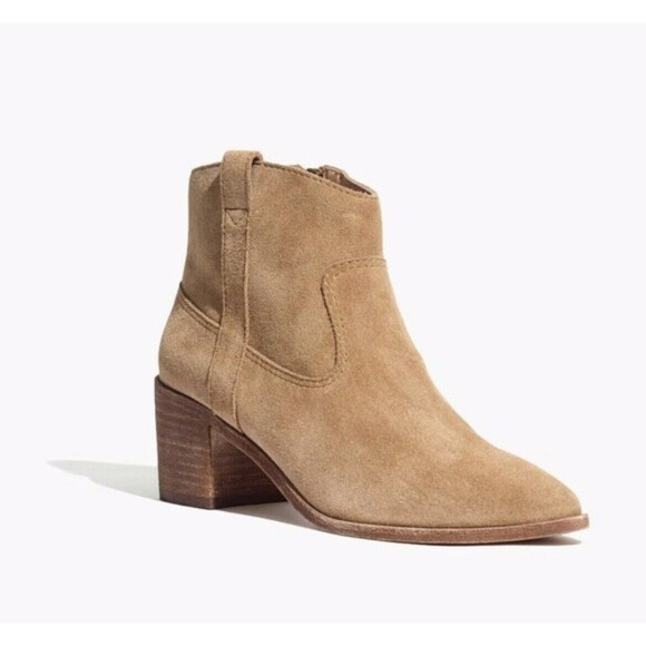 Madewell Women’s Suede Lonnie Boots Size 8.5 - Picture 4 of 11